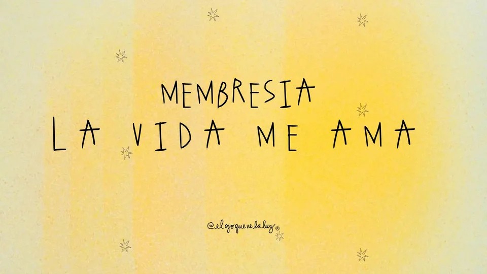 LA VIDA ME AMA, MEMBRESIA EL OJO QUE VE LA LUZ